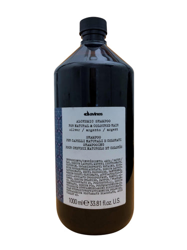 Davines Alchemic Silver Shampoo 1000mls - For Silver Toned Hair